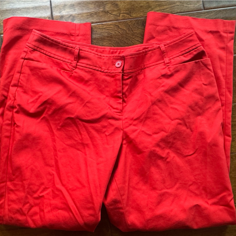 Lane Bryant Red Dress Pants Size 16